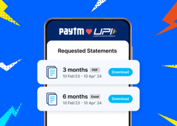 Paytm Launches UPI Statement Download Service To Help Users Manage Their Spending