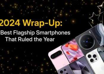 The 2024 Wrap-Up: Top Four Flagship Smartphones Samsung Galaxy S24 Ultra, iPhone 16 Pro Max, Google Pixel 9 Pro XL, Vivo X200 Pro 5G.