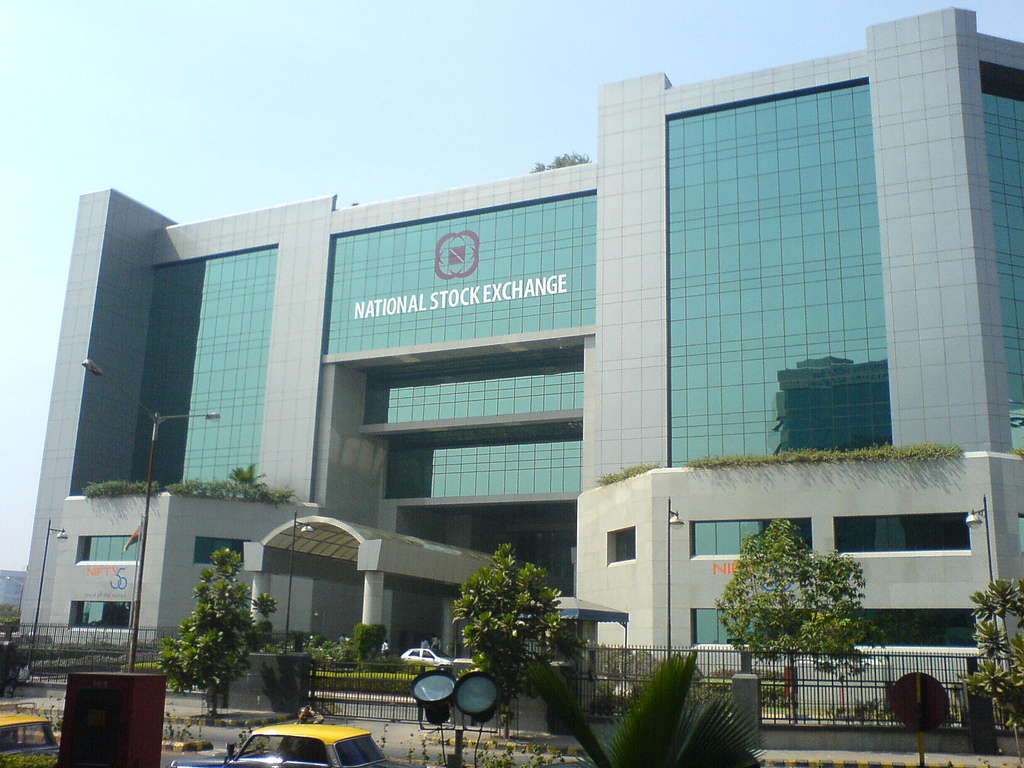 Bombay Stock Exchange building in Mumbai where startup shares are listed